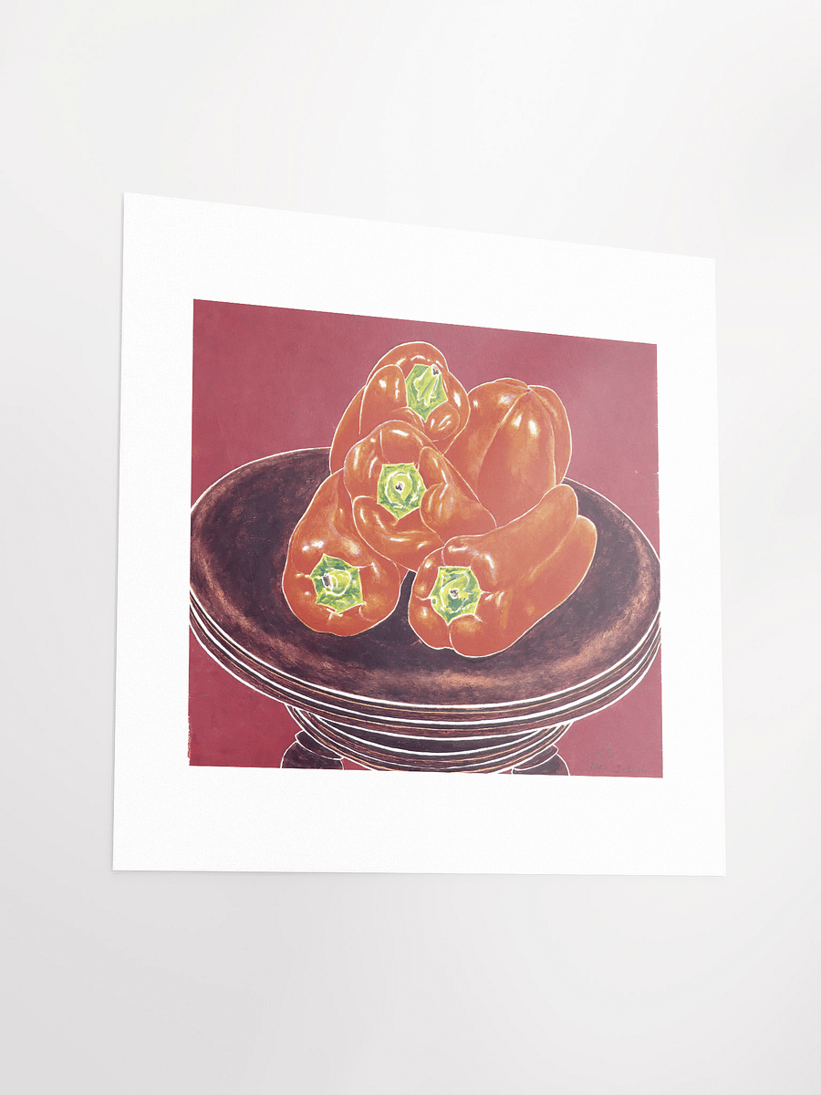 Red Peppers Piano Stool 03.09.86 Print (larger) product image (4)