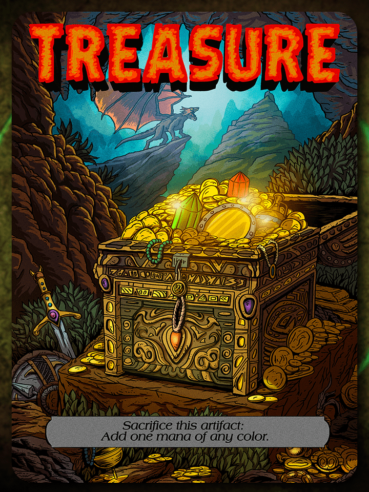 Treasure Full Art Token product image (1)