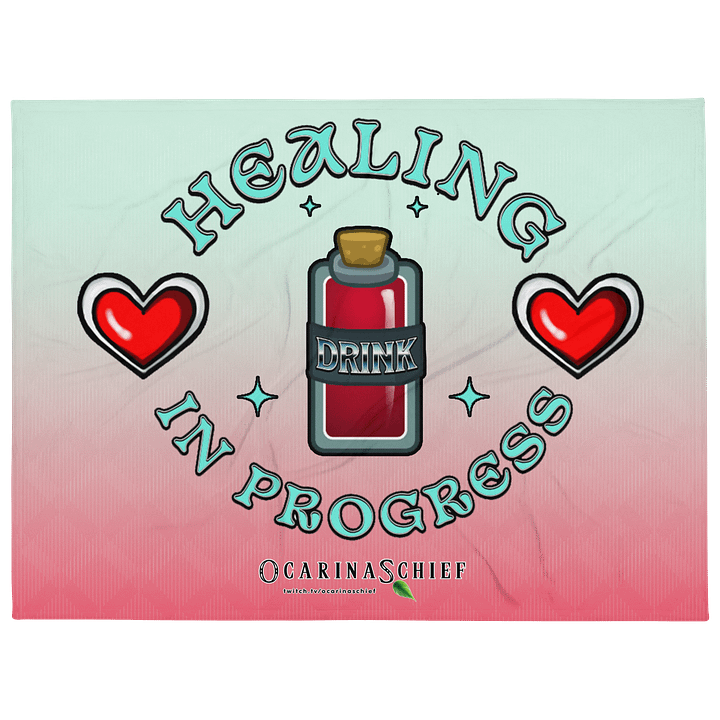 Healing In Progress Throw Blanket product image (1)