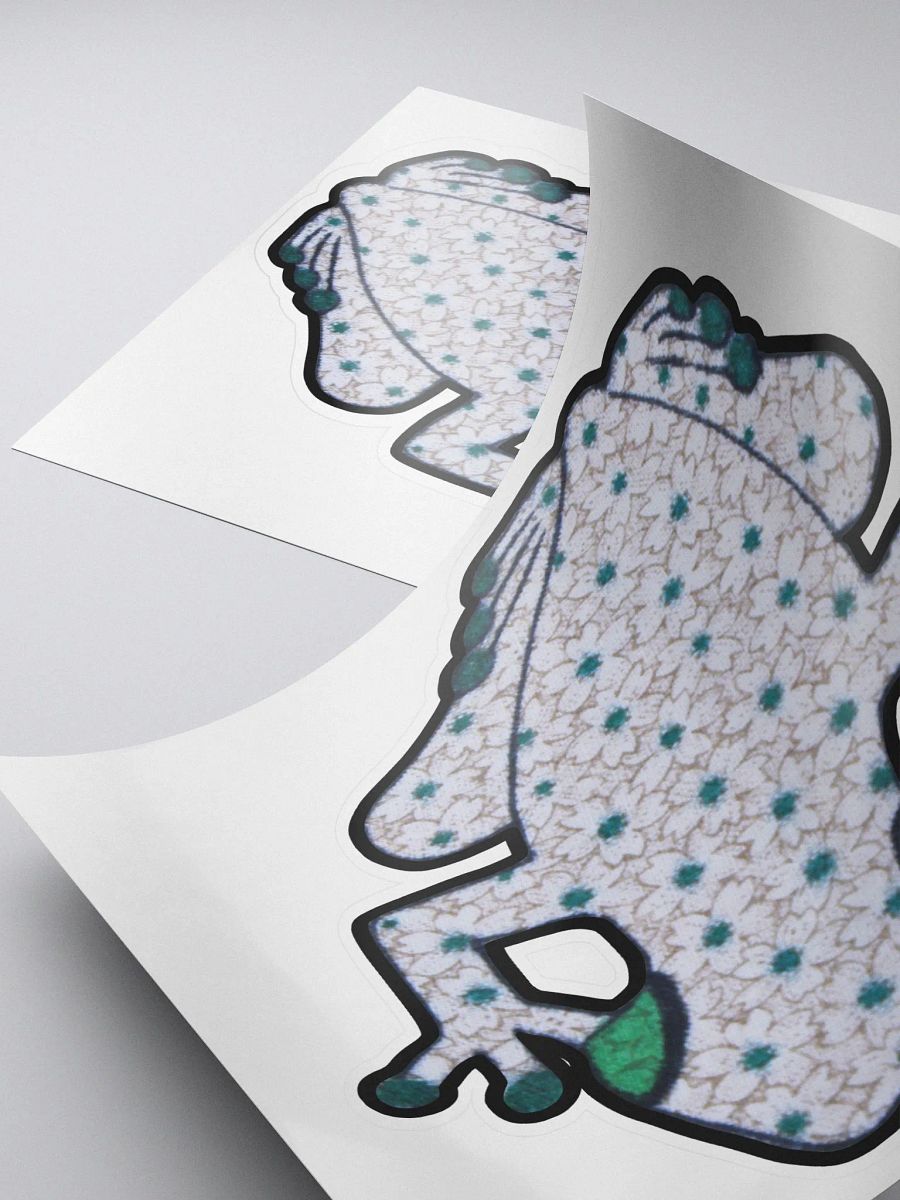 Big Frog Sticker in Snowdrop product image (4)