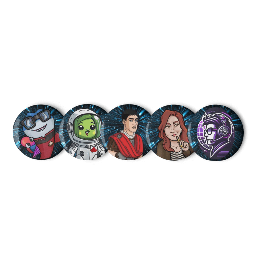 Warp Drive Five Button Set #1 product image (3)