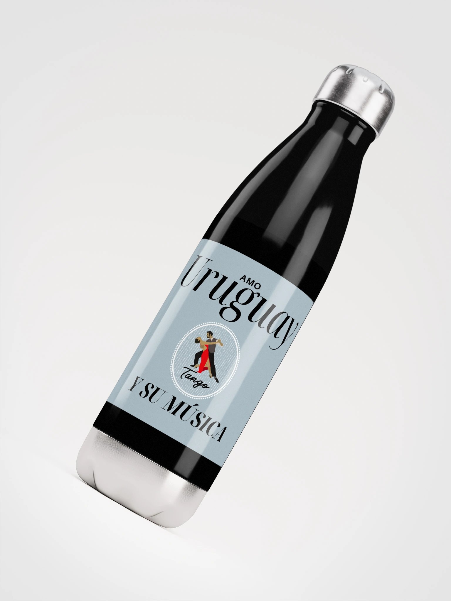 URUGUAY MUSIC TANGO Stainless Steel Water Bottle product image (4)