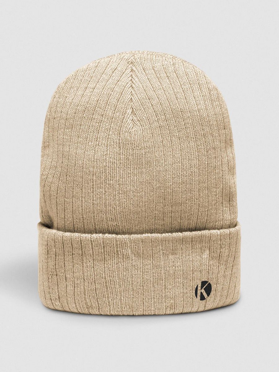 Colourful Ribbed Knit Beanie product image (2)