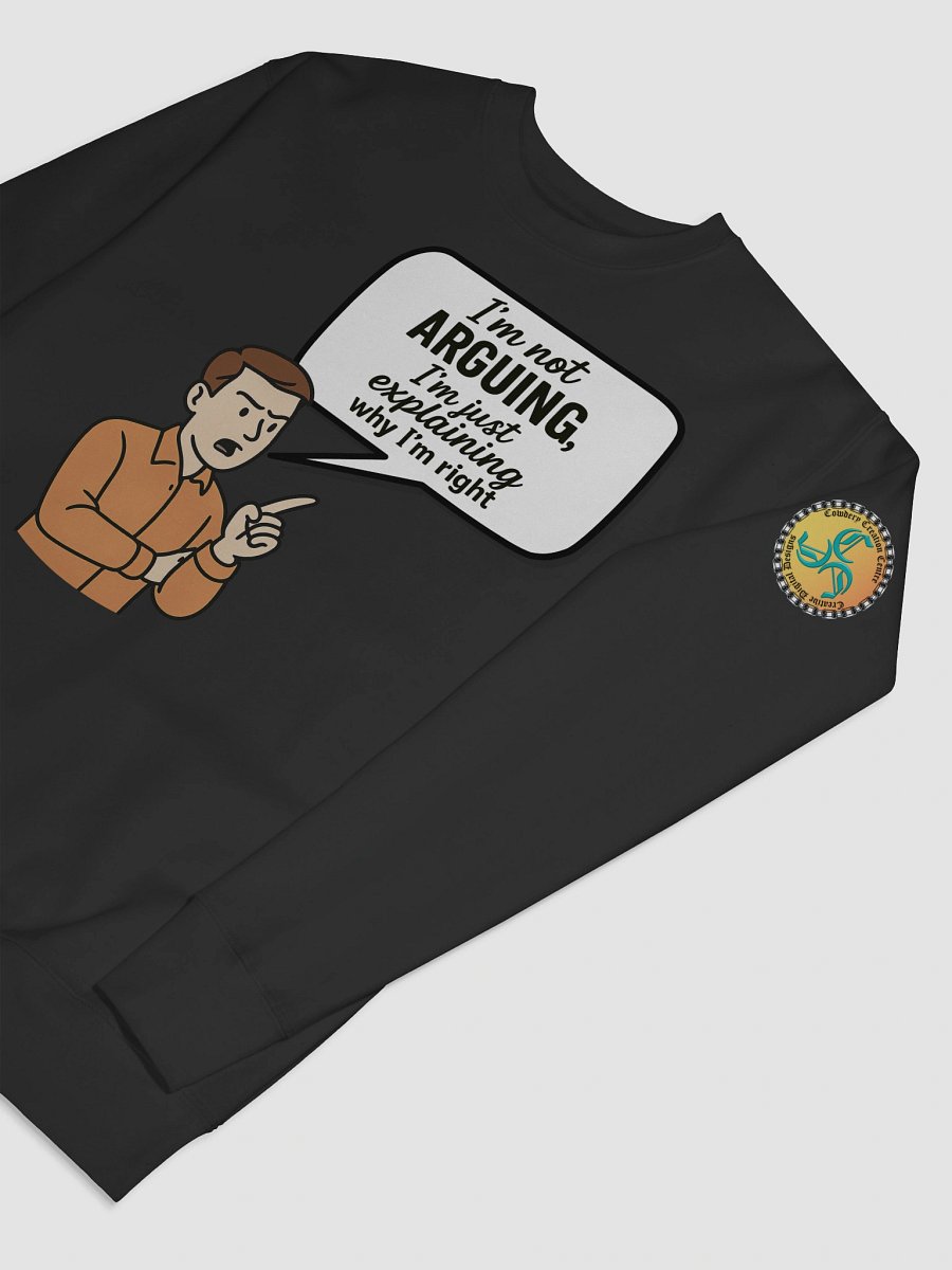 I'm Not Arguing (Male) Cotton Heritage Premium Sweatshirt product image (35)