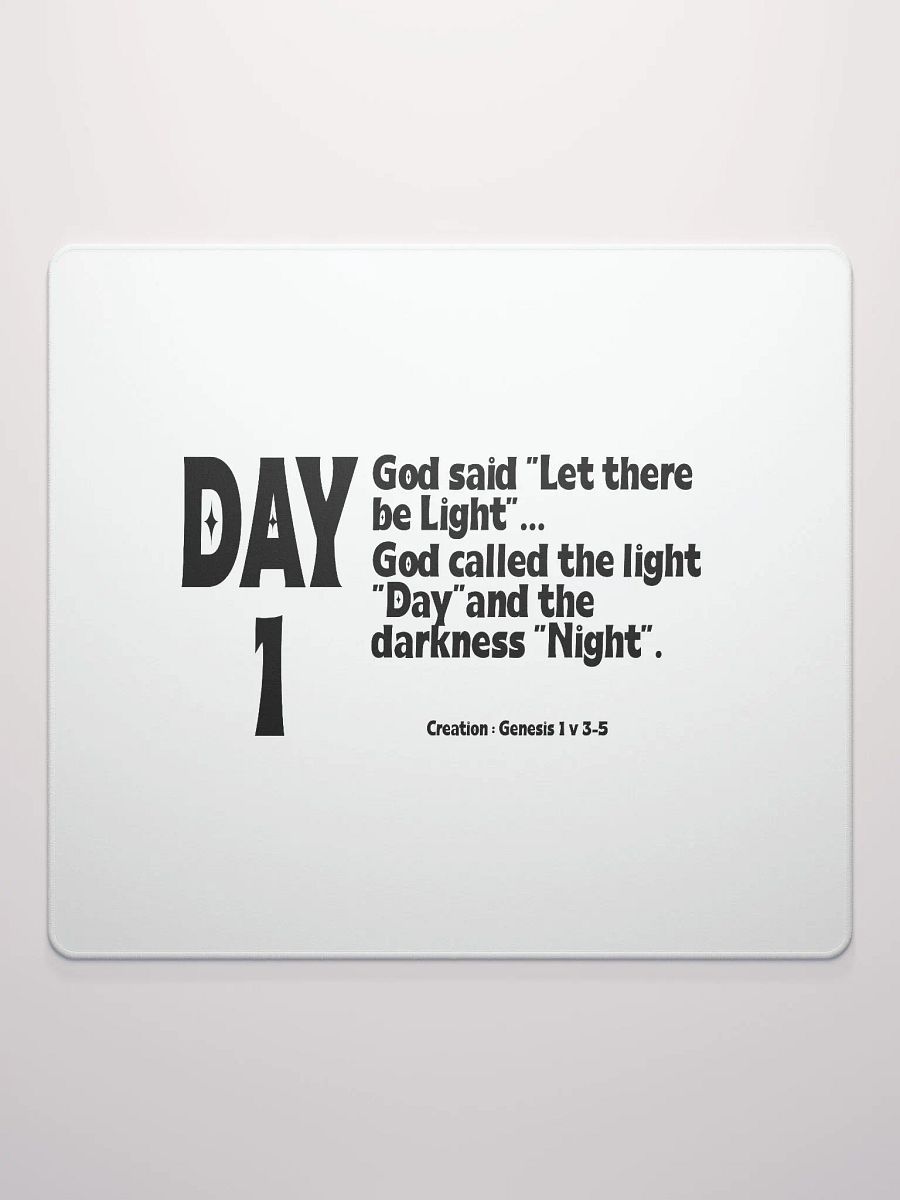 CREATION: DAY 1……Christian, Jesus, faith, God, Bible, Christianity, Jesus Christ, religion, Bible Verse, Love product image (4)