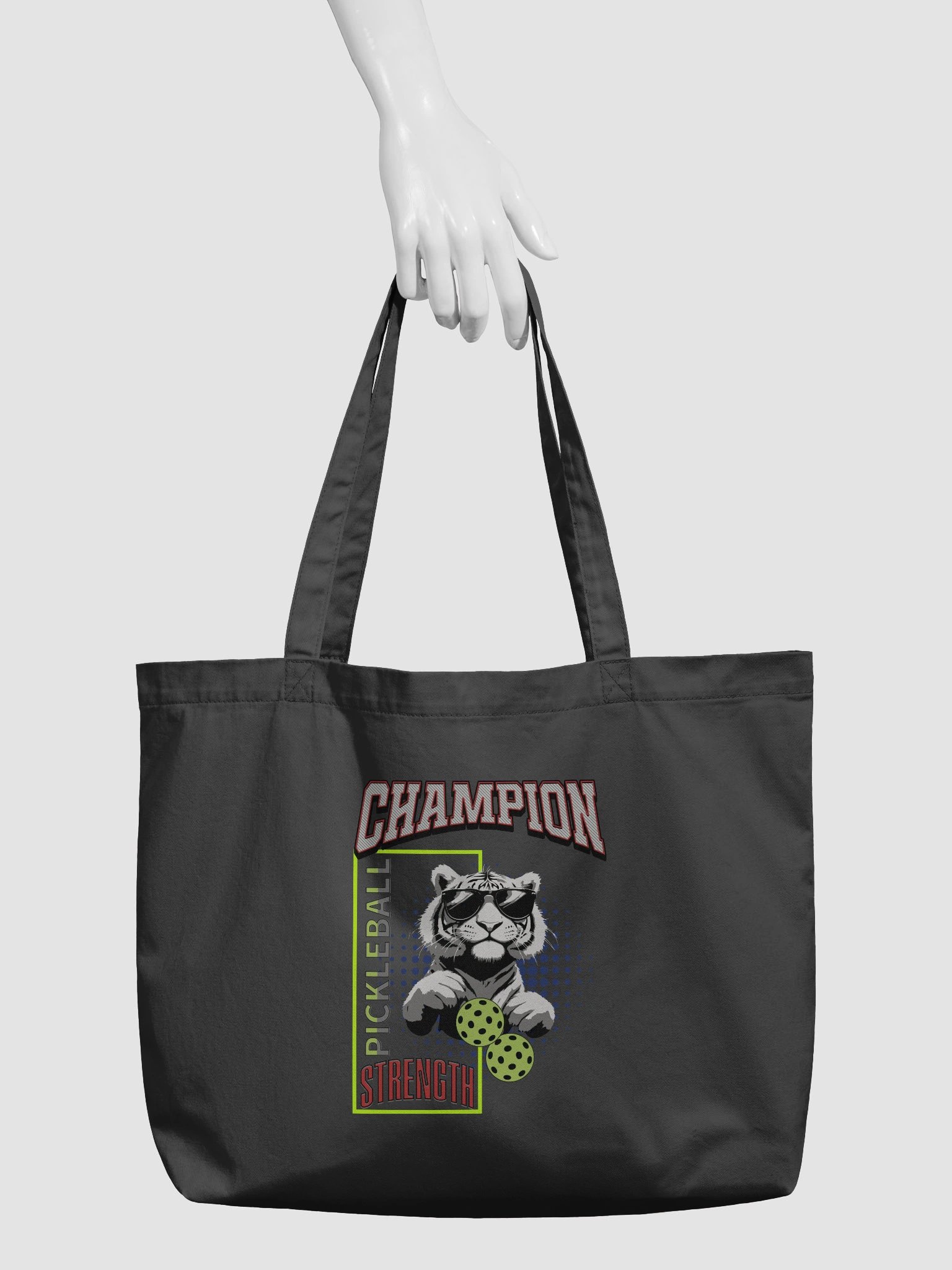 Champion Pickleball Strength Tiger Tote Bag product image (3)