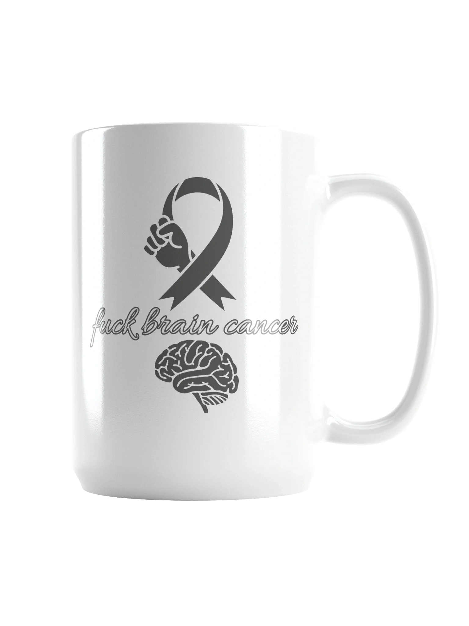 Fuck brain cancer mug product image (2)