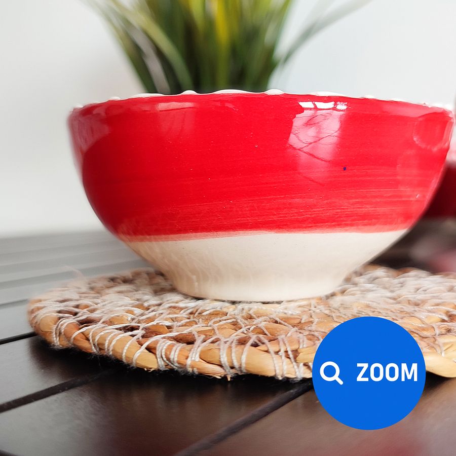 Ceramic snack bowl set, 7 pieces — handmade pottery, handmade ceramic, home decor, handmade gift, Turkish ceramic product image (10)