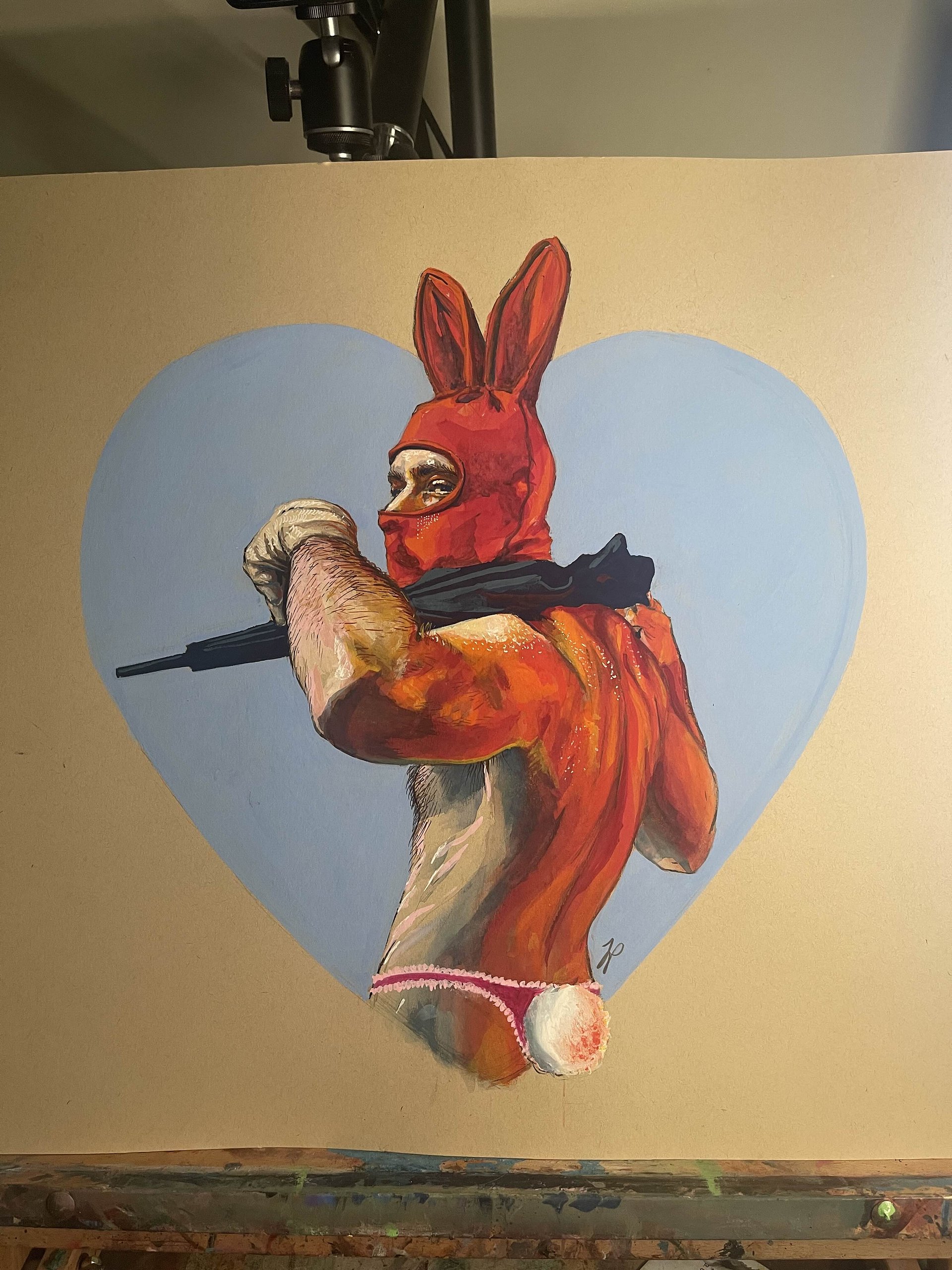 SCROOBIUSxNICELADY original gouache painting product image (1)