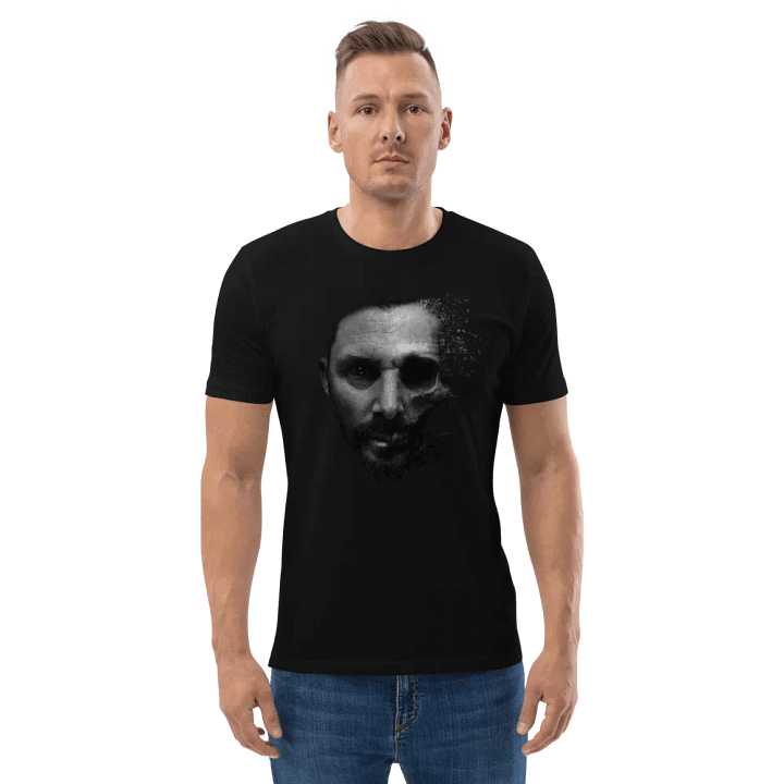 Caspersight Skull Face Ethereal Duality Organic Tee product image (2)