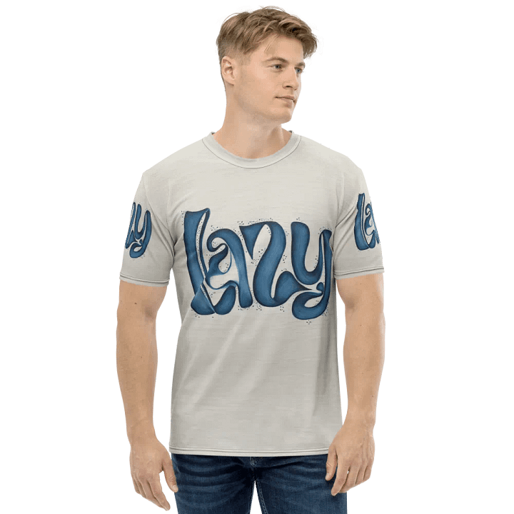 Lazy t shirt product image (1)