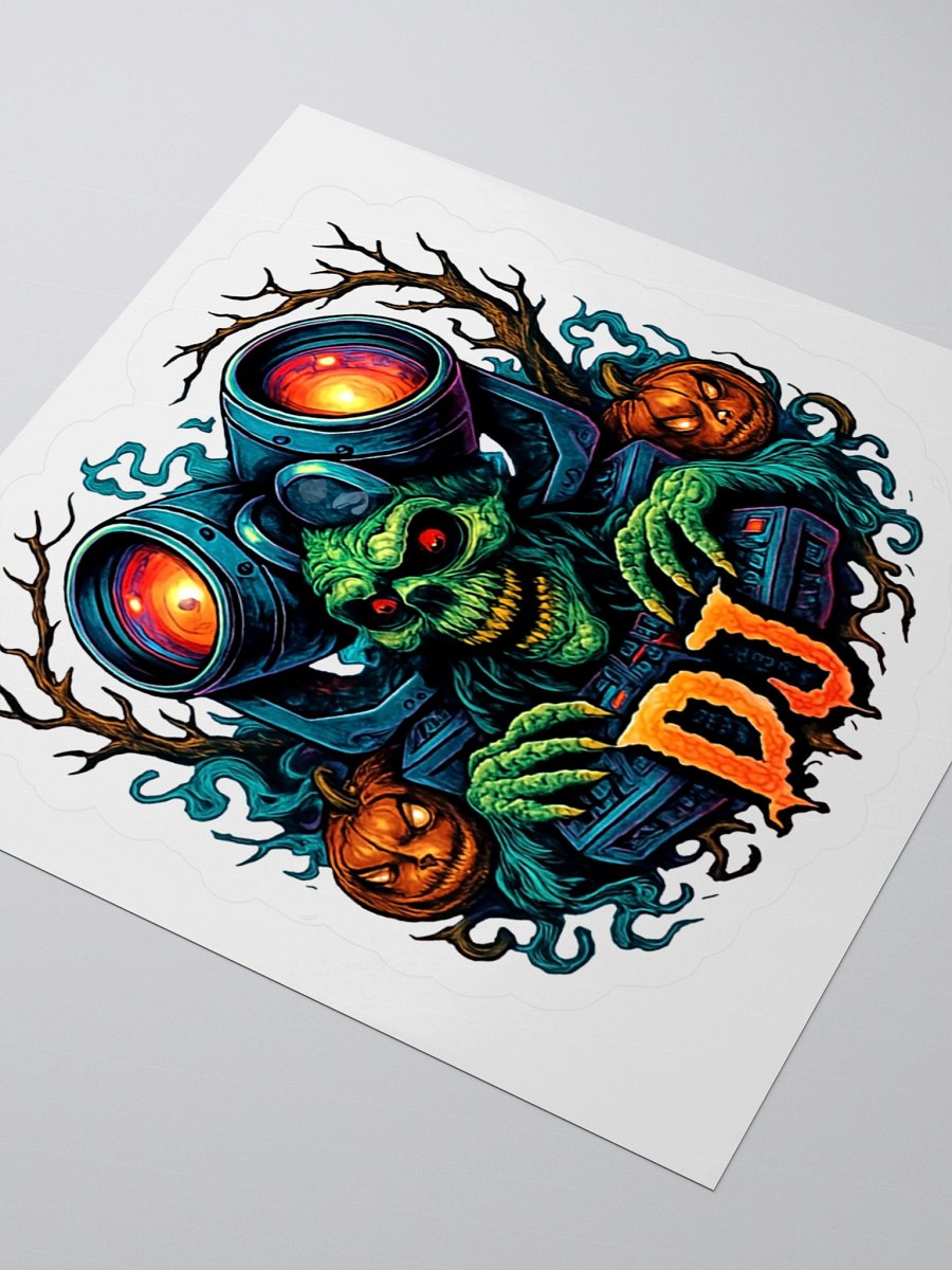 Theatrically Jerry: Halloween Series "DJ Monster" Kiss Cut Stickers product image (3)