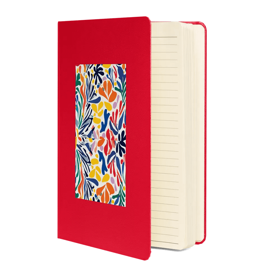 Vibrant Leafy matisse Hardcover Journal Lily Circuitry Hardcover Journal for arty mom or lady son daughter product image (3)