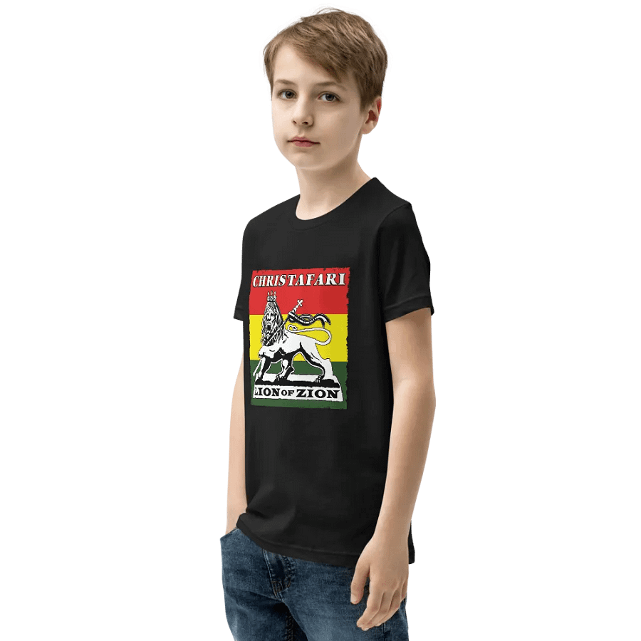 Christafari Kids Lion of Zion Flag T-Shirt product image (18)