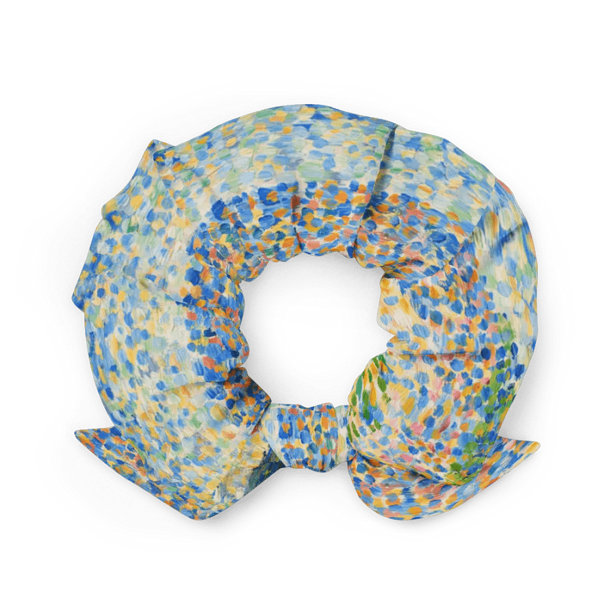 Seurat Seascape Fine Art Scrunchie with Bow product image (2)