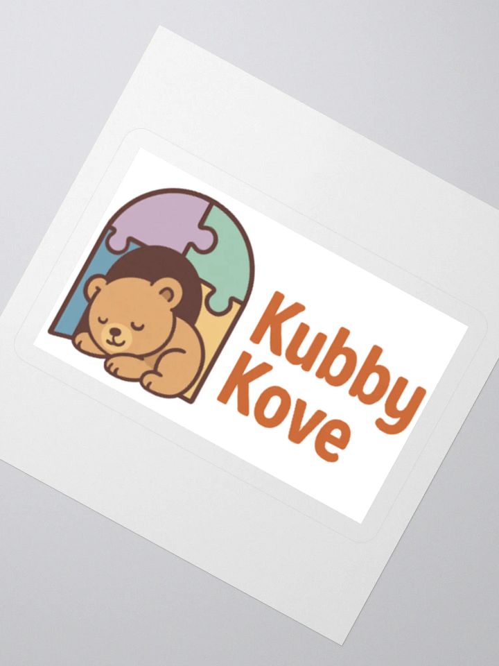 Kubby Kove Logo Sticker (3"x3") product image (2)