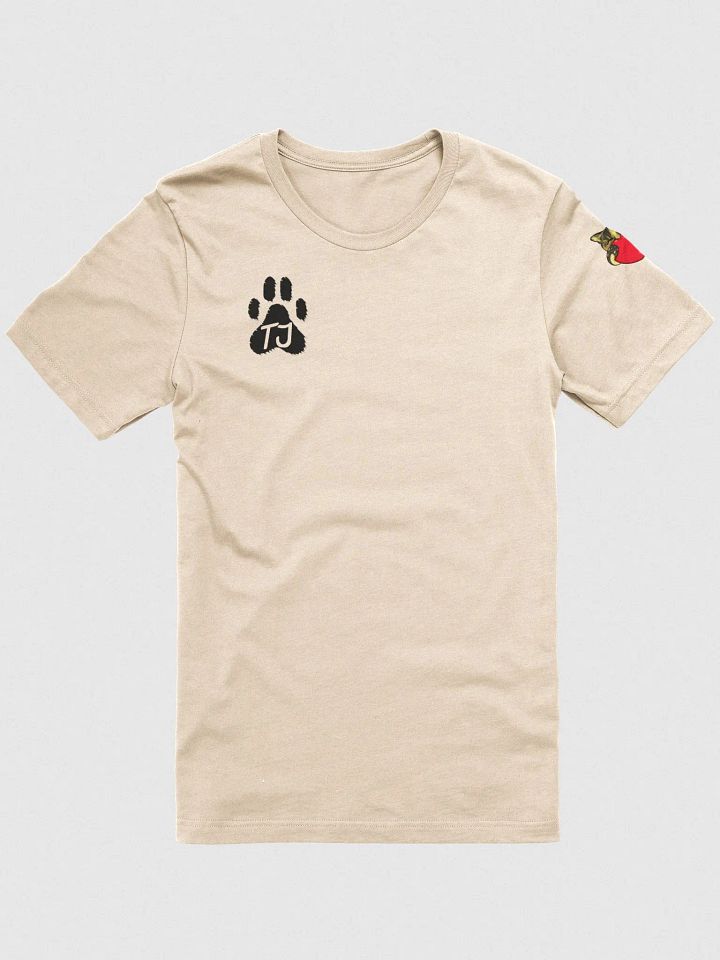 TJ Heart Sleeve Supersoft T-Shirt (black detail) product image (9)