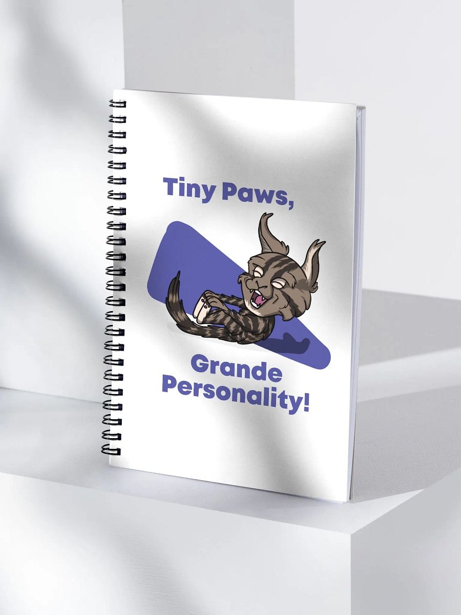Grande Cat Spiral Notebook product image (3)