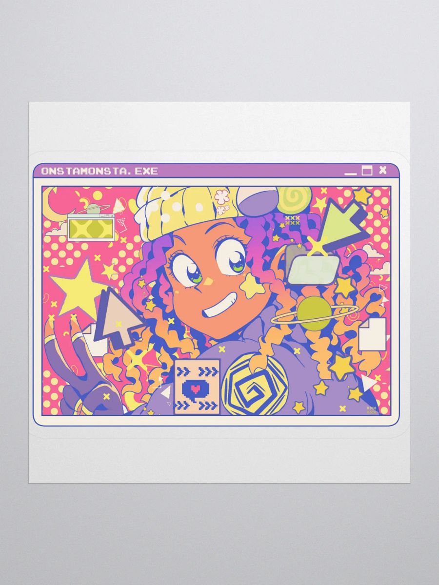 Sunset What is Today? Kiss-Cut Sticker product image (1)