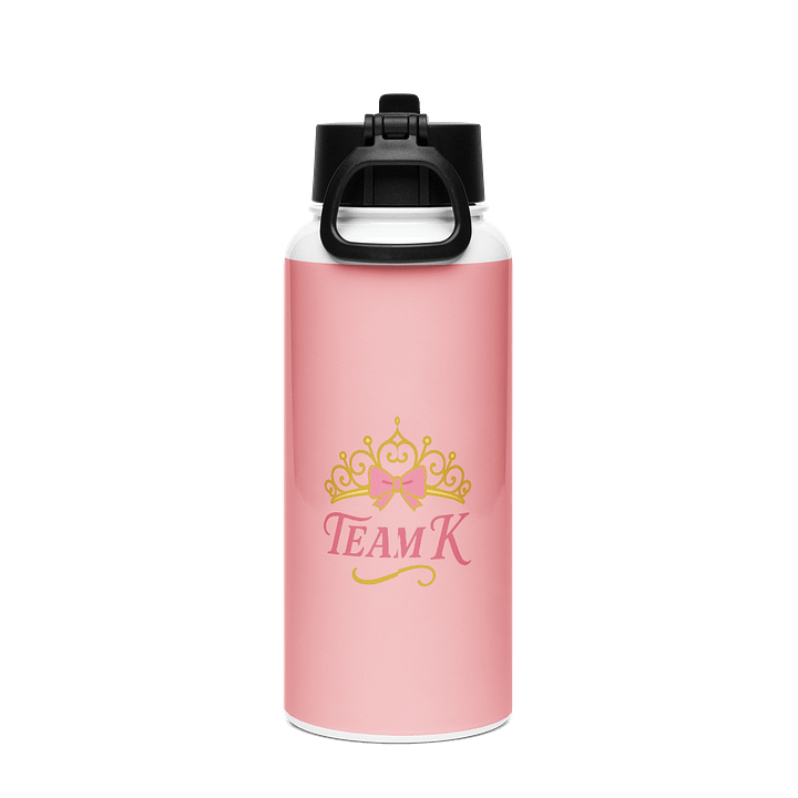 Team K (V-1) Stainless Steel Water Bottle with a Straw Lid product image (2)