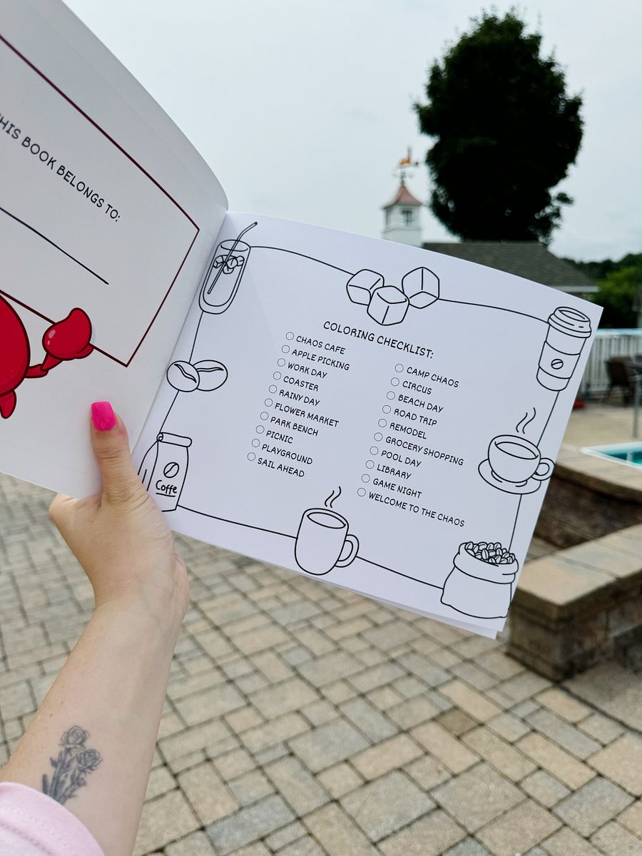 Caffeinated Chaos Coloring Book product image (3)