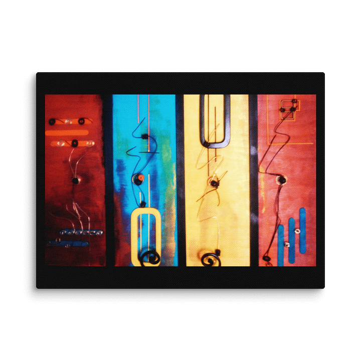Vibrant Connections 3D Abstract Canvas Collection product image (1)