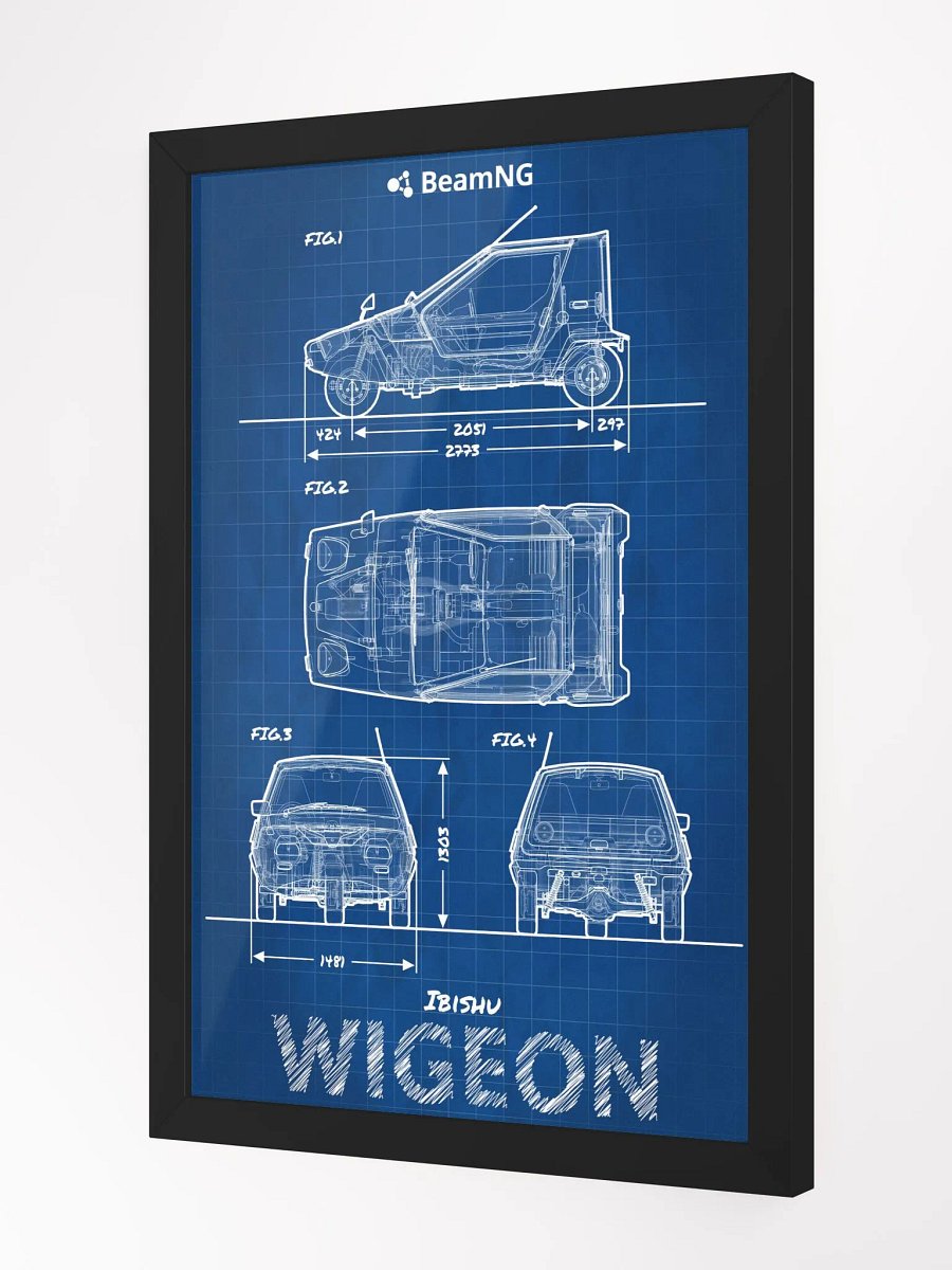 Framed Poster: Ibishu Wigeon Blueprint product image (3)