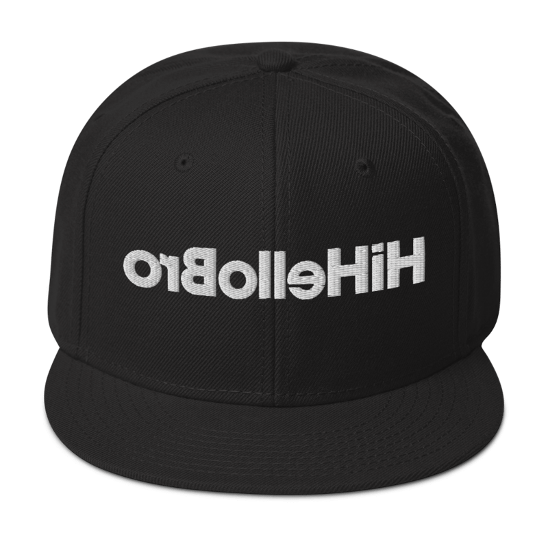 HiHelloBro BACKWARDS bro hat product image (1)