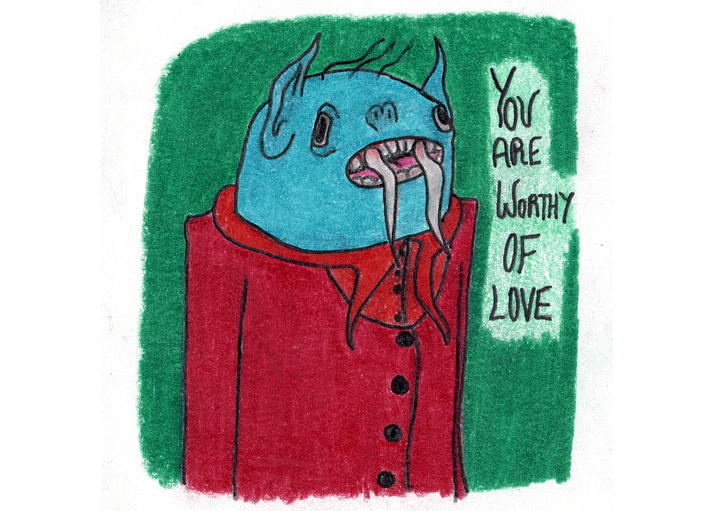 A6 Print! You Are Worthy Of Love product image (1)