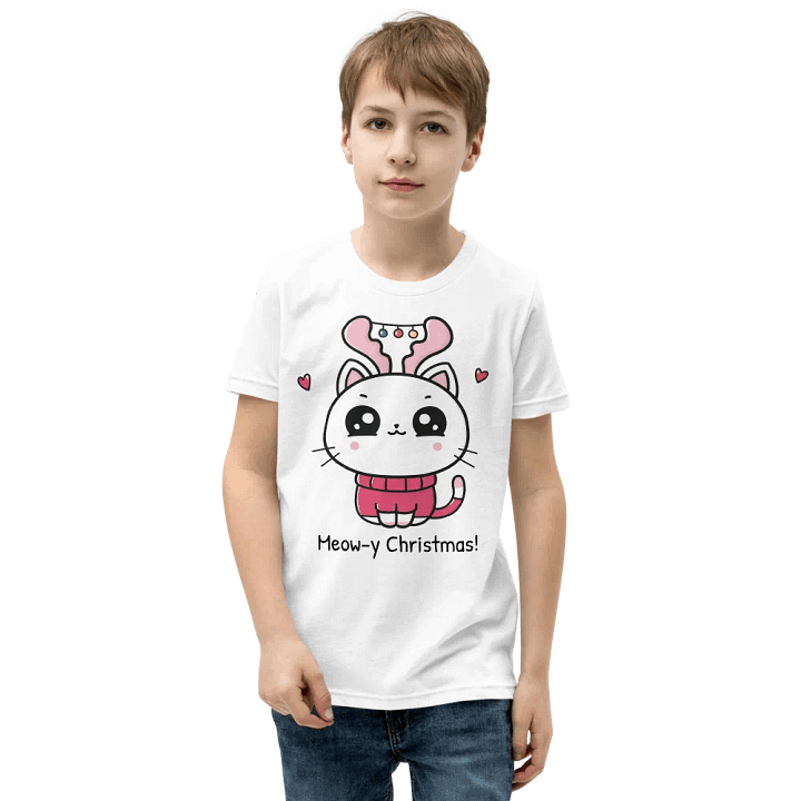 Whimsical Kitty Dreams Youth T-Shirt product image (1)