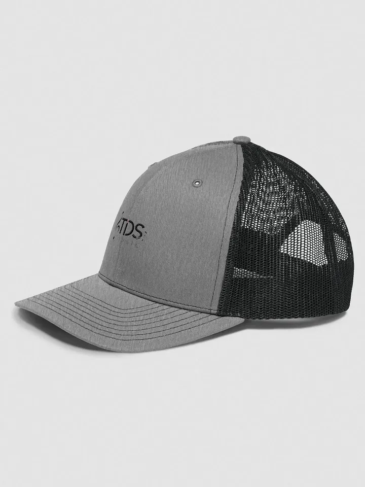Richardson Trucker Hat - TDS Music Embroidered Cap in Black, Gray, Red, and Green with Mesh Back product image (2)