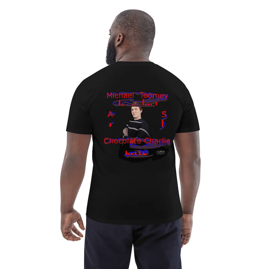 Michael Toomey As Chocolate Charlie 00 - Embroidered - Organic Cotton T-Shirt product image (6)