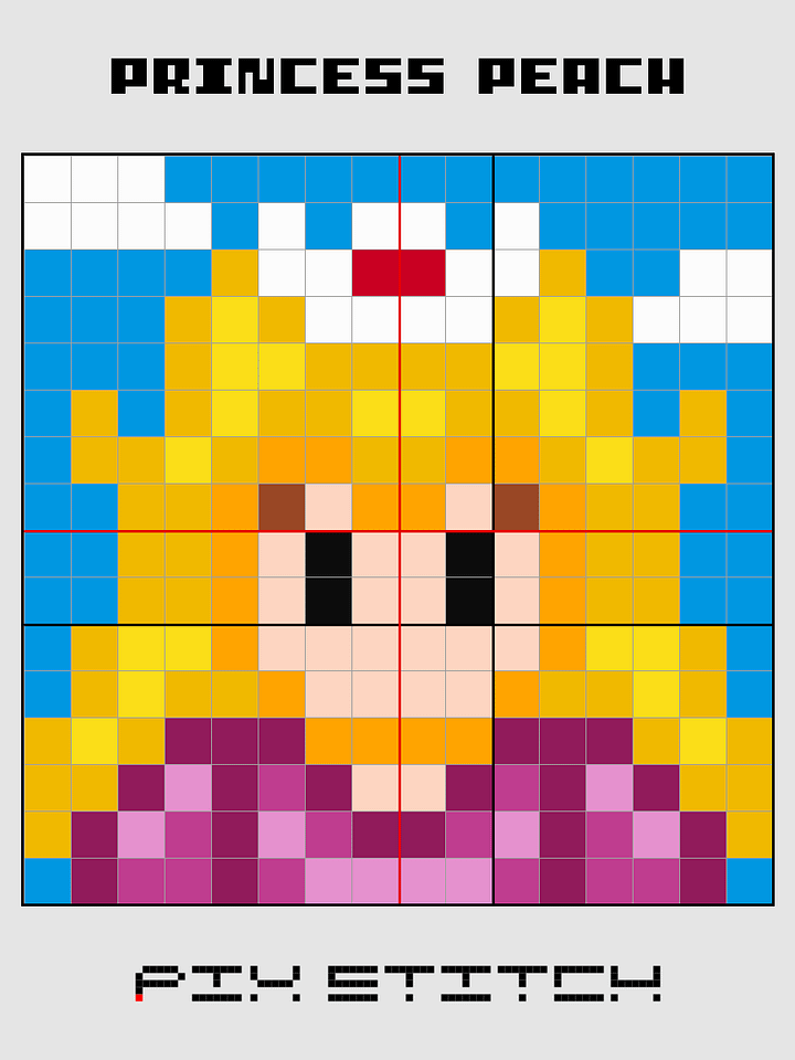 Princess Peach Pixel Art product image (2)