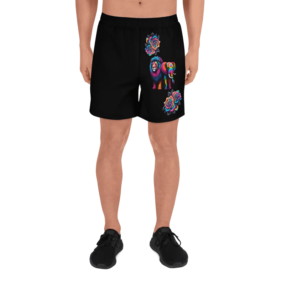 Psychedelic Wildlife Adventure Shorts product image (5)