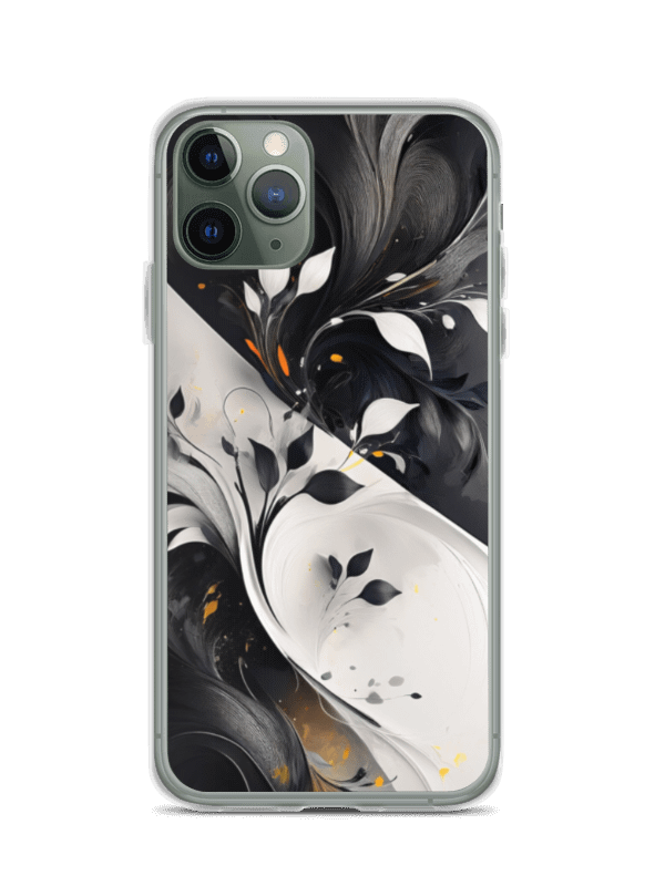 Swirling Leaves iPhone Clear Case iphone 7 to 16 product image (11)