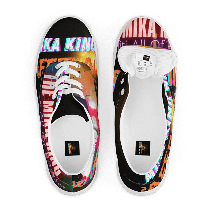 zapatillas de lona con cordones para hombre The Mika King Graffiti All Of Fame Modelo. product image (7)