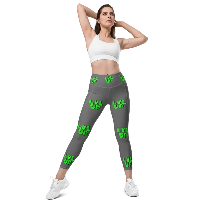LVL UP Grey Yoga Pants product image (1)