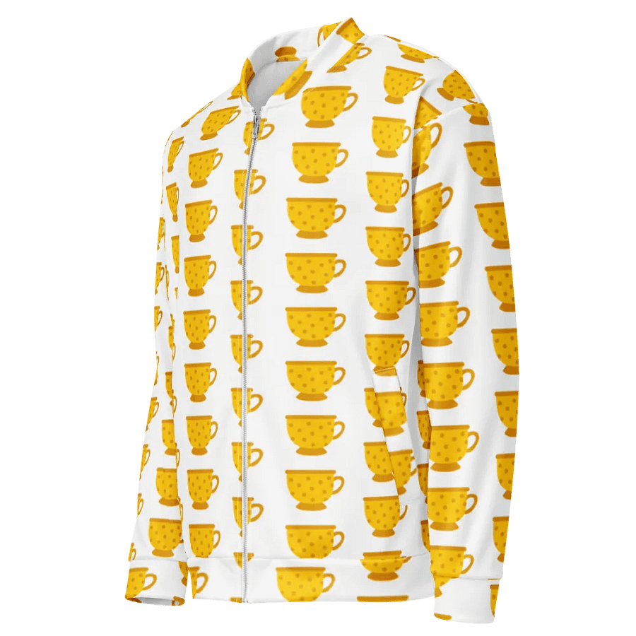 Polka Dot Tea Party All-Over Print Bomber Jacket product image (7)
