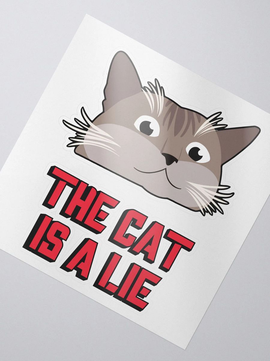 Cat Is A Lie Sticker product image (2)