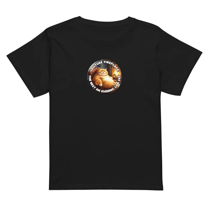 Cozy Cat - YouTube Fireplace: The Best an Evening Can Get | High Waisted Tee product image (1)