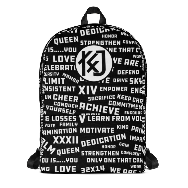 KJ Black Backpack product image (1)