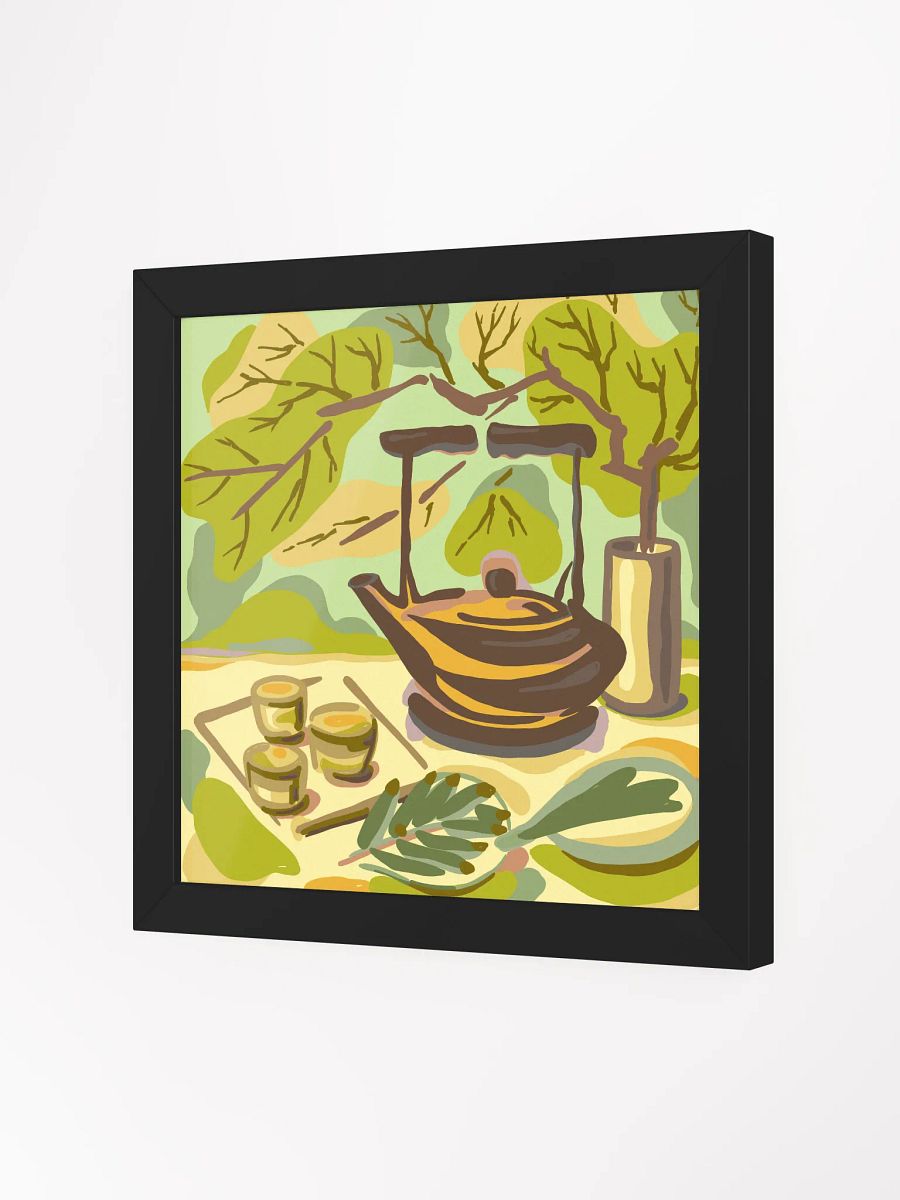Serene Tea Time Framed Poster - Coffee Shop No. 2 product image (20)