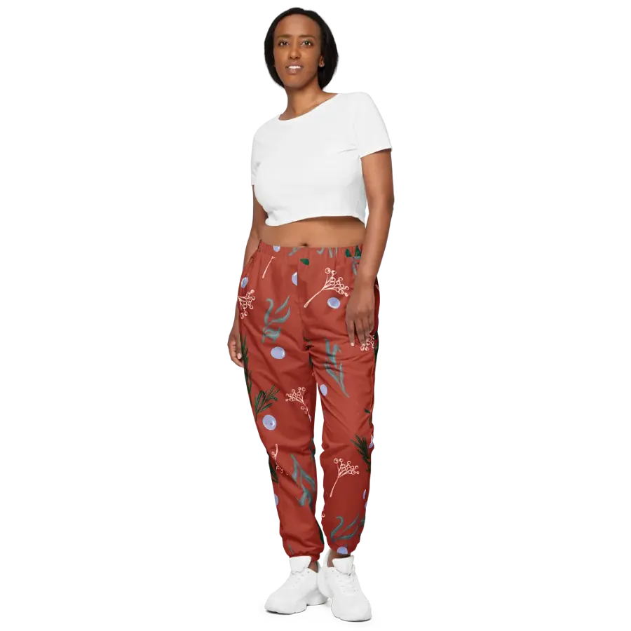 Winter Botanical All-Over Print Track Pants product image (5)