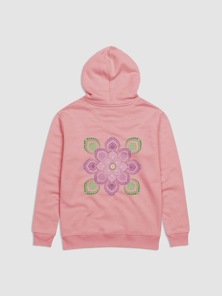 Purple and Green Mandala Unisex Eco Hoodie product image (8)
