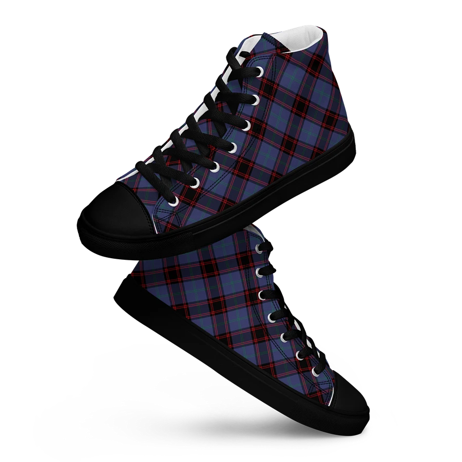 Rutherford Tartan Men's High Top Shoes product image (13)
