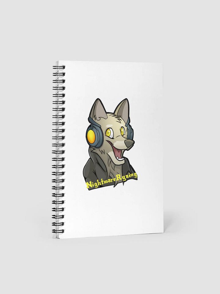 Nightmare Ryzing Wolf Spiral Notebook product image (1)