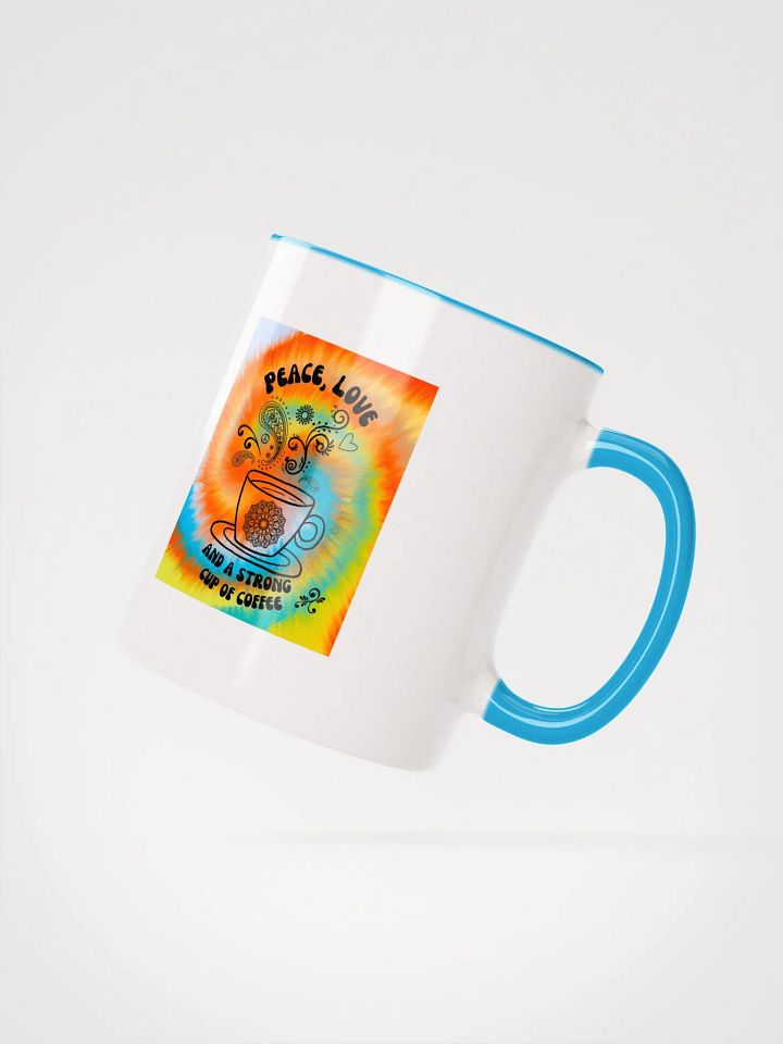 Peace, Love, and Coffee Bliss Ceramic Mug product image (6)