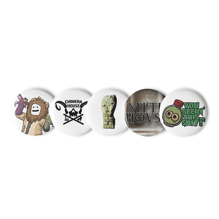 Chimera House Button Pin Set product image (1)