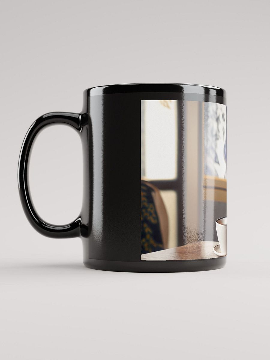 Sophisticated Sip: Black Glossy Mug with French Bulldog for Dog Lovers product image (6)