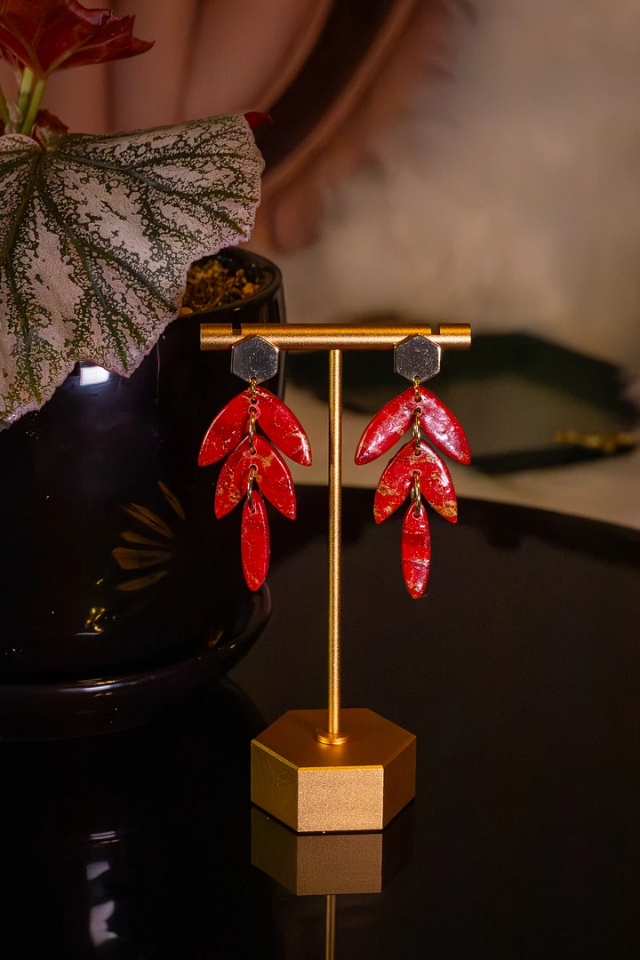 Red & Gold Dangles product image (1)